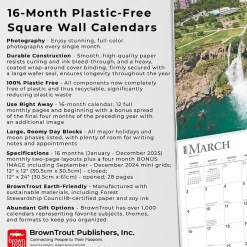 2025 Calendars|BrownTrout 2025 Waterfalls 12