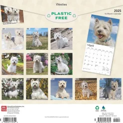 2025 Calendars|BrownTrout 2025 West Highland White Terriers 12" x 12" Monthly Wall Calendar (9781975477974)