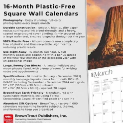 2025 Calendars|BrownTrout 2025 Wyoming Wild & Scenic 12