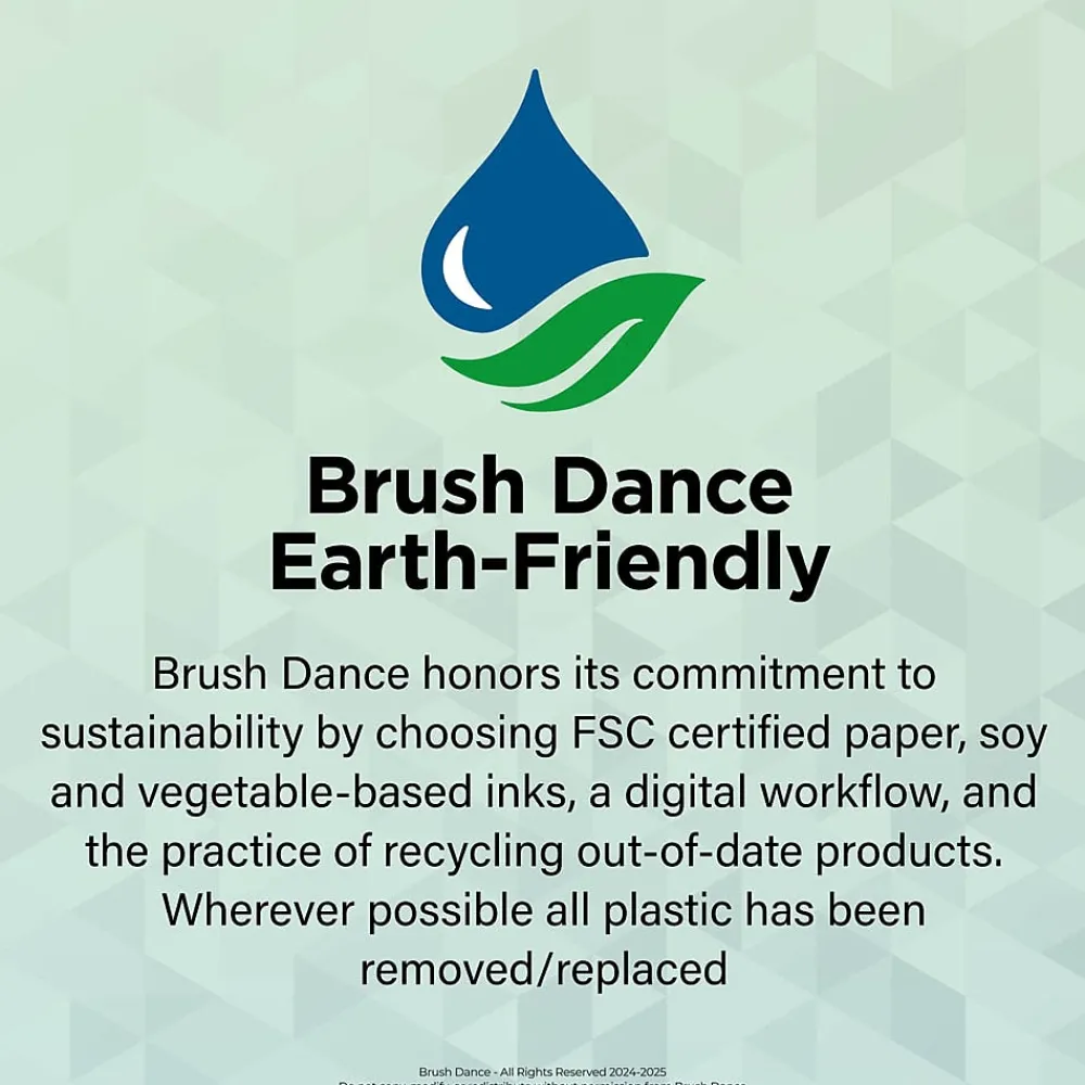 2025 Calendars|Brush Dance 2025 In the Garden 12" x 12" Monthly Wall Calendar (9781975478568)