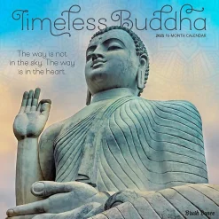 2025 Calendars|Brush Dance 2025 Timeless Buddha 12" x 12" Monthly Wall Calendar (9781975478674)