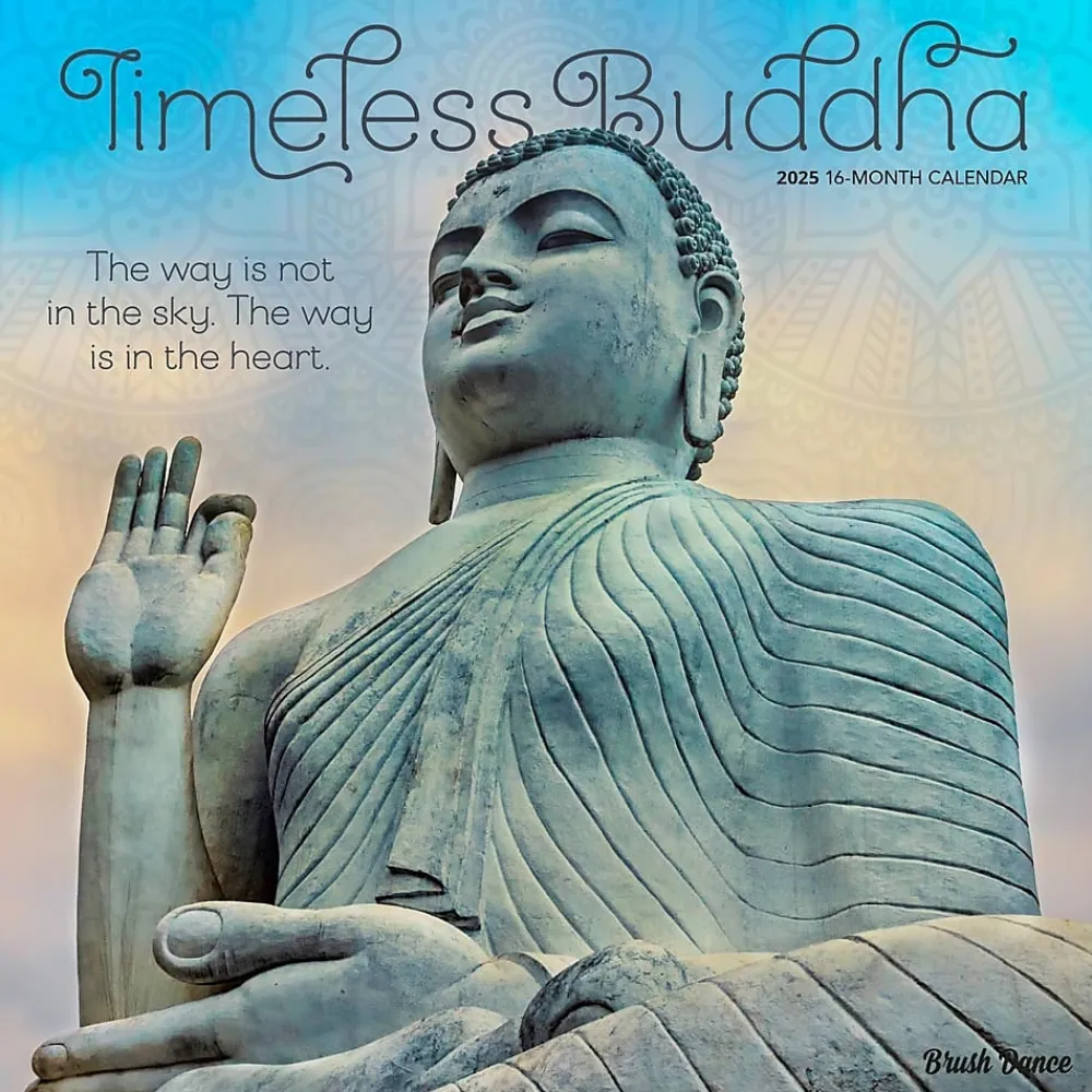 2025 Calendars|Brush Dance 2025 Timeless Buddha 12" x 12" Monthly Wall Calendar (9781975478674)