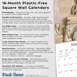 2025 Calendars|Brush Dance 2025 Timeless Buddha 12