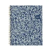 2025 Planners|Cambridge 2025 Blockprint 8.5" x 11" Weekly & Monthly Planner, Cotton Cover, Blue/White (1724-905-25)