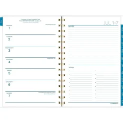 Academic Planners|Cambridge 2024-2025 Chromatic 5.5" x 8.5" Academic Weekly & Monthly Planner, Poly Cover, Multicolor (1715-200A-25)
