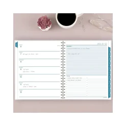 2025 Planners|Cambridge 2025 Glacier 8.5" x 11" Weekly & Monthly Planner, Poly Cover, Blue/Gray (1727-905-25)