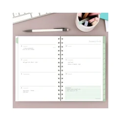 2025 Planners|Cambridge 2025 Ombre 5.5" x 8.5" Weekly & Monthly Planner, Poly Cover, Multicolor (1731-200-25)