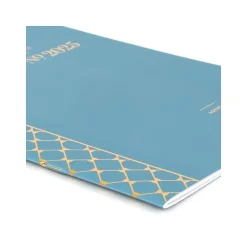 2025 Planners|Cambridge 2025 WorkStyle 8.5" x 11" Monthly Planner, Paper Cover, Seaside Blue (1606-091-12-25)