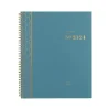 Academic Planners|Cambridge 2023-2024 WorkStyle Balance 8.5" x 11" Academic Weekly & Monthly Planner, Teal/Gold (1606-905A-12-24)
