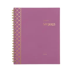 2025 Planners|Cambridge 2025 WorkStyle Balance 8.5" x 11" Weekly & Monthly Planner, Poly Cover, Red Violet/Gold (1606-905-59-25)