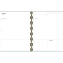 Academic Planners|Cambridge 2024-2025 WorkStyle Classic 8.5" x 11" Academic Weekly & Monthly Planner, Poly Cover, Mellow Frost