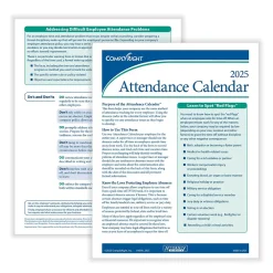 2025 Calendars|ComplyRight 2025 Attendance Tracker 36