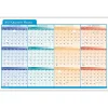 2025 Calendars|ComplyRight 2025 Quarterly Planner 36" x 24" Yearly Dry Erase Wall Calendar, Red/Blue/Orange (J0061)
