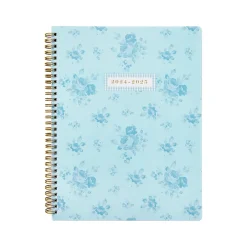 Academic Planners|Eccolo 2024-2025 8" x 11" Academic Weekly & Monthly Planner, Poly Cover, Blue (AY25-401A)