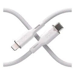 Fluid Lightning to USB-C Charging Cable, 5 ft., Powder (3E0795-PDW8NA)<360 Electrical