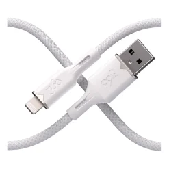 Fluid Lightning to USB-A Charging Cable, 5 ft., Powder (3E0794-PDW8NA)<360 Electrical Online