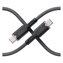 Fluid USB-C to USB-C Charging Cable, 5 ft., Granite (3E0793-GRG8NA)<360 Electrical
