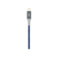 360 Electrical Habitat 8' USB A Male/Lightning 8-Pin Male, Navy (360651-NV)