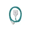 360 Electrical Habitat + USB Harmony Collection 6' Extension Cord, 3-Outlet, Mint Julep (360468-8CA4ESC1)