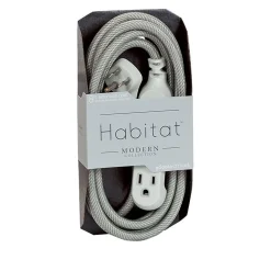 360 Electrical Habitat Braided 8' Extension Cord, 3-Outlet, Multicolor (360426)