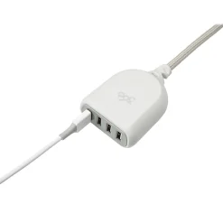 360 Electrical Habitat USB Extension Cord, Titanium (360614-TI-4ES-C1)