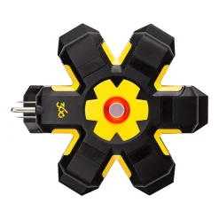 360 Electrical 5-Outlet Power Hub, Yellow/Black (360697-4DT6ES-C1)