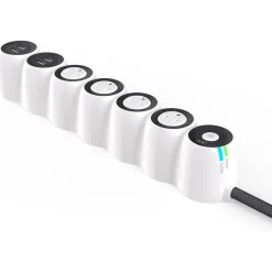 360 Electrical Powercurve 4-Outlet 4-USB Port Surge Protector, 5', White (3E0778-WVG4NA)