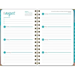 Academic Planners|Excello Global Products 2024-2025 Blue Pink Gradient 5.5