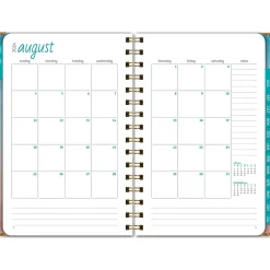 Academic Planners|Excello Global Products 2024-2025 Blue Pink Gradient 5.5