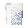 Academic Planners|Fringe 2024-2025 Chinoiserie 7.5" x 10.25" Academic Weekly & Monthly Planner, Paper Cover, White/Navy Blue (529301FSC)