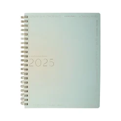 Academic Planners|Fringe 2024-2025 Manifesting 8.75" x 11" Academic Weekly & Monthly Planner, Paper Cover, Aquamarine Blue (825011FSC)