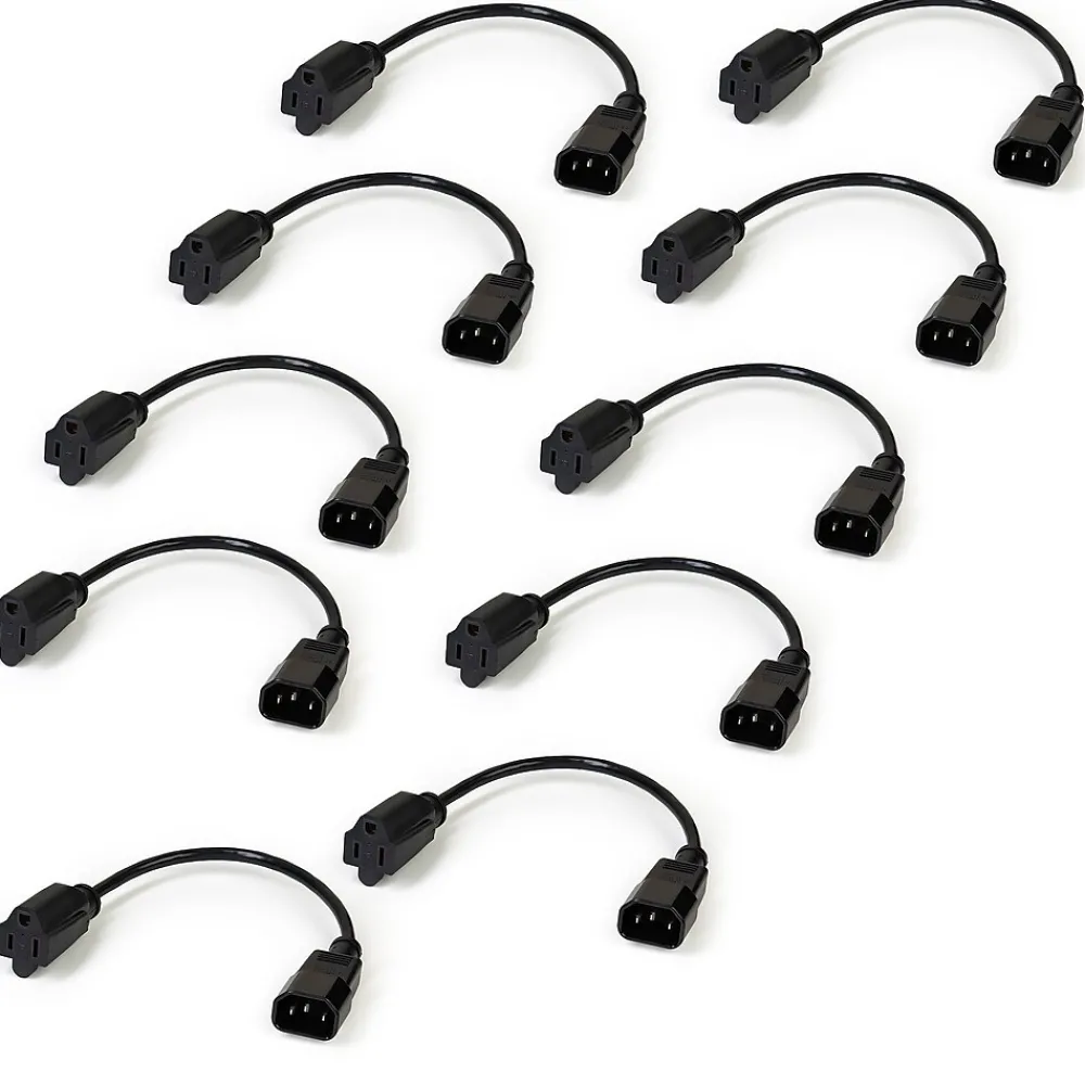 1 ft. Computer Power Cord - 10-Pack<StarTech Best