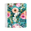 Academic Planners|Global Printed Products 2024-2025 Spring Floral 8.5" x 11" Academic Weekly & Monthly Teacher Planner, Plastic Cover