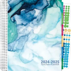 Academic Planners|Global Printed Products 2024-2025 Deluxe Teacher 8.5" x 11" Academic Year Planner, Laminated Cover, Multicolor (DTP-AY24-0002)