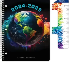 Academic Planners|Global Printed Products 2024-2025 8.5" x 11" Academic Year Planner, Paper Cover, Multicolor (AY24SB851101-CP)