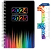 Academic Planners|Global Printed Products 2024-2025 5.5" x 8.5" Academic Year Planner, Paper Cover, Multicolor (AY24SM558503-CP)