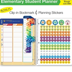 Academic Planners|Global Printed Products 2024-2025 8.5" x 11" Academic Year Planner, Paper Cover, Multicolor (AY24EM851101-CP)