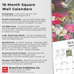 2025 Calendars|Hopper Studios 2025 Feathered Friends Amis a Plumes 12