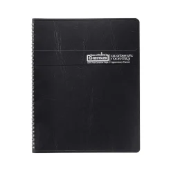 Academic Planners|House of Doolittle 2024-2025 8.5" x 11" Academic Monthly Planner, Leatherette Cover, Black (26502-25)