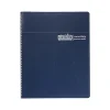 2025 Planners|House of Doolittle 2025 8.5" x 11" Monthly Planner, Faux Leather Cover, Blue (26207-25)