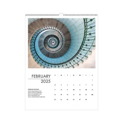 2025 Calendars|House of Doolittle 2025 Abstract Architecture 11" x 14" Monthly Wall Calendar (315-25)