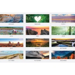 2025 Calendars|House of Doolittle 2025 Earthscapes Scenic 12.25" x 26" Three-Month Wall Calendar (3638-25)