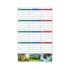 2025 Calendars|House of Doolittle 2025 Earthscapes 24" x 37" Yearly Dry Erase Wall Calendar, Reversible (393-25)