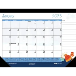 2025 Calendars|House of Doolittle 2025 Seasonal Holiday Depictions 22" x 17" Monthly Desk Pad Calendar (139-25)