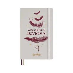 2025 Planners|Moleskine 2025 Limited Edition Harry Potter Wingardium Leviosa 5" x 8.25" Weekly Planner, Pearl Gray (DHP12WN3Y25)