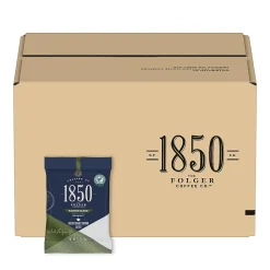 1850 Pioneer Blend Decaf Ground Coffee, Medium Roast, 2.5 oz. Fraction Pack, 24/Carton (2550021513)