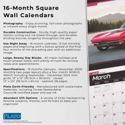 2025 Calendars|Plato 2025 American Sports Cars 12