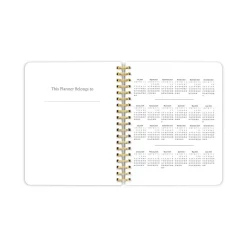 Academic Planners|Plato 2024 Crackled Blush 6" x 7.75" Academic & Calendar Weekly Planner, Paperboard Cover, Multicolor (9781975457419)