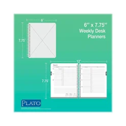 Academic Planners|Plato 2024 Crackled Blush 6
