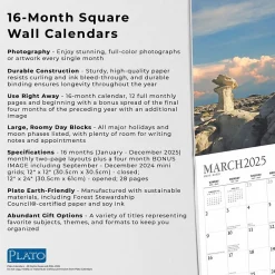 2025 Calendars|Plato 2025 Magic Places 12